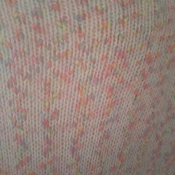 Torrid Marled Cotton Flamingo Pink Neon Pop Knit Sweater Size 1X - Picture 11 of 11